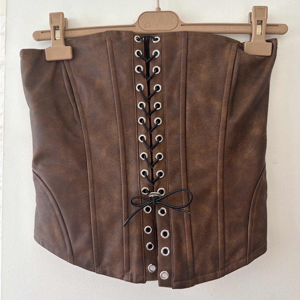 Lace Front Corset